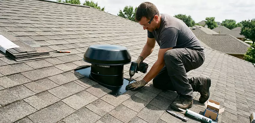 Roof Vent Fan Installation in Somerville