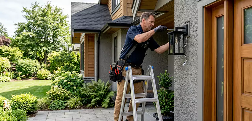 Outdoor and Exterior Light Fixture Installation in Somerville