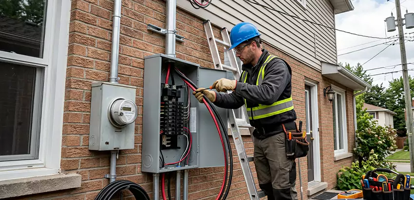 Outdoor Subpanel Installation in Somerville