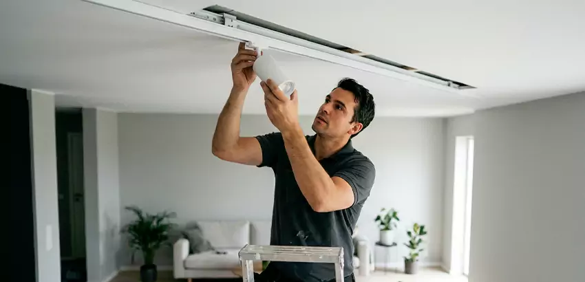 Recessed Track Lighting Installation in Somerville